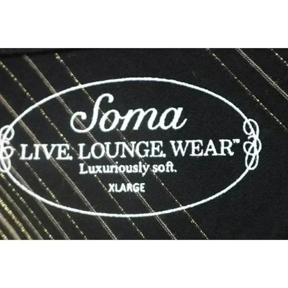 Soma-Live,Lounge,Wear-Women's Luxuriously Soft Dress-XL-Asymmetrical Hem - Picture 4 of 8